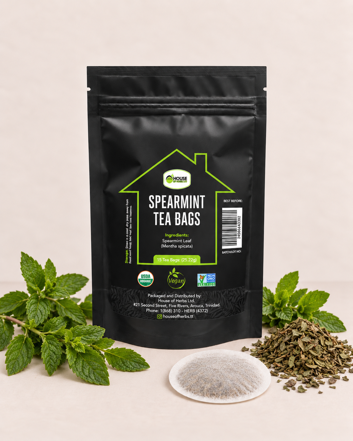 Spearmint Leaf Tea Bags